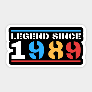 Legend Since 1989 Sticker